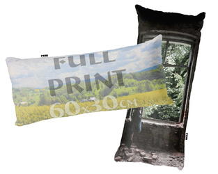 60x30 cm ze zdjęciem FOTO poduszka z grafiką mała długa foto poszewka z Twoim zdjęciem nadrukiem FULL PRINT 30x60 REM sen