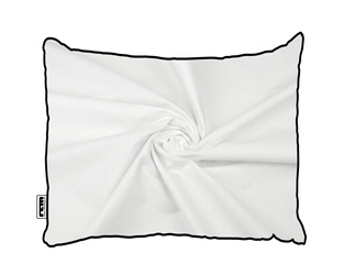 BIAŁA Bawełniana poszewka na poduszkę do spania w kolorze białym podszewka pościelowa 100% COTTON
