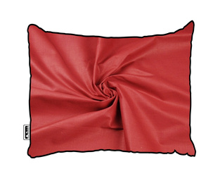 CZERWONA Bawełniana poszewka na poduszkę do spania w kolorze czerwonym podszewka pościelowa 100% COTTON