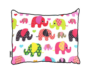 Kolorowe słoniki Bawełniana poszewka na poduszkę do spania dziecięce słonie podszewka pościelowa 100% COTTON