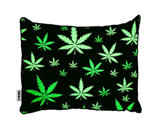 Liście marihuany Bawełniana poszewka na poduszkę do spania w liście konopi ganja podszewka pościelowa 100% COTTON