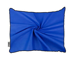 NIEBIESKA Bawełniana poszewka na poduszkę do spania w kolorze niebieskim podszewka pościelowa 100% COTTON