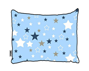 Niebieska w gwiazdki Bawełniana poszewka na poduszkę do spania w gwiazdy podszewka pościelowa 100% COTTON