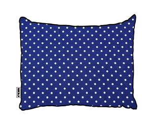 Niebieskie groszki Bawełniana poszewka na poduszkę do spania w białe groszki na niebieskim tle podszewka pościelowa 100% COTTON