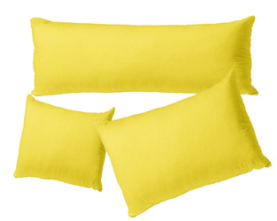 Poszewka ŻÓŁTA na suwak powłoczka szybkoschnąca na poduszkę poszewka w kolorze żółtym WSZYSTKIE ROZMIARY
