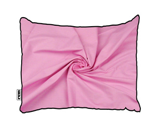 RÓŻOWA Bawełniana poszewka na poduszkę do spania w kolorze różowym podszewka pościelowa 100% COTTON