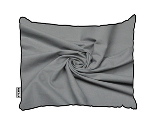 SZARA Bawełniana poszewka na poduszkę do spania w kolorze szarym podszewka pościelowa 100% COTTON